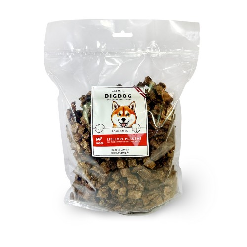 Liellopa plaušas - kubiņi 250g