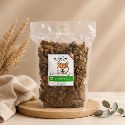 Jēra plaušas - kubiņi 250g Jēra plaušas - kubiņi 250g