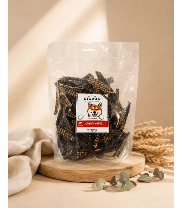 Liellopa aknas - strēmelītes 250g